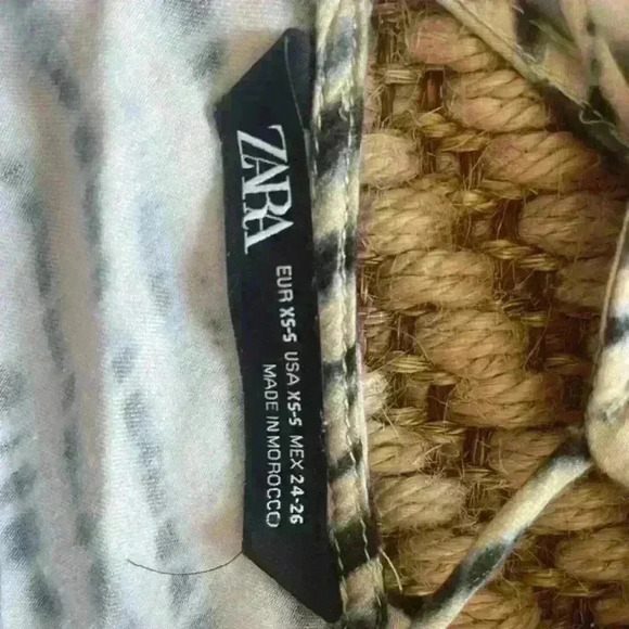 Zara Tie Dye Dress Long Maxi Size S - Picture 6 of 7